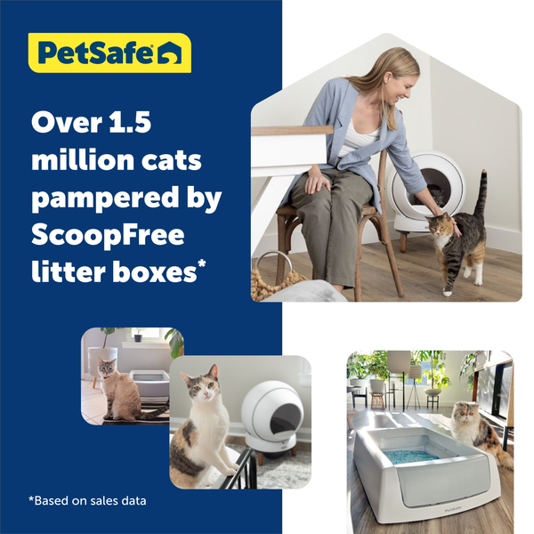 Pet Safe Ecom Smartspin Auto Litter Box Automatic Cat Litter Box